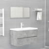 Picture of 31" Bathroom Furniture Set with Mirror - Concrete Gray