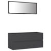 Picture of 39" Bathroom Furniture Set with Mirror - Gray