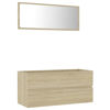 Picture of 39" Bathroom Furniture Set with Mirror - Sonoma Oak