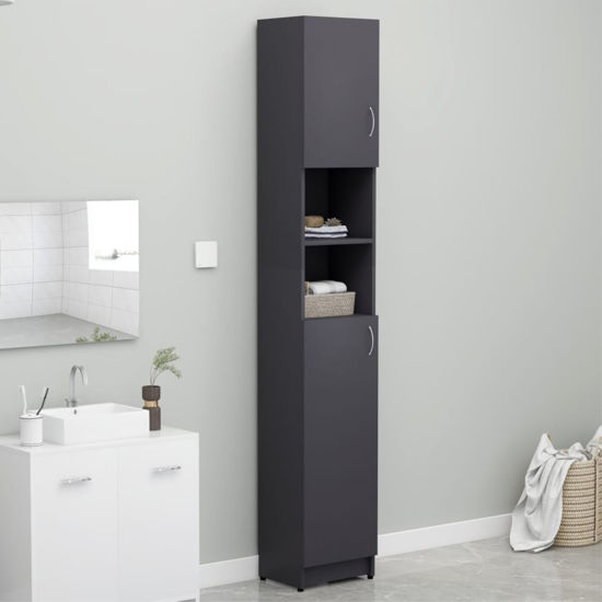 Picture of 12" Linen Cabinet - Gray
