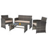 Picture of Outdoor Furniture Set - 4 pc Gray