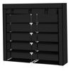 Picture of Fabric Shoe Cabinet with Cover - Black