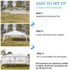 Picture of Outdoor 10' x 20' Tent with 6 Walls - White