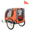 Picture of Pet Bike Trailer Orange and Gray