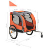 Picture of Pet Bike Trailer Orange and Gray