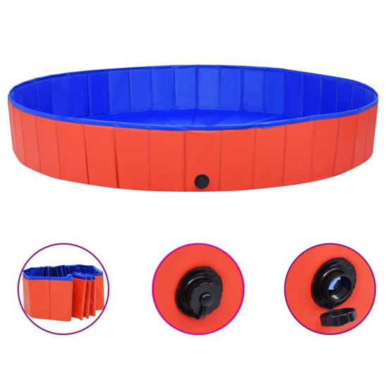 Picture of Foldable Dog Swimming Pool - Red