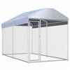 Picture of Outdoor Dog Kennel with Canopy Top - 12.5'