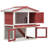 Picture of Outdoor Rabbit Hutch - Red Wood