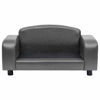 Picture of Dog Faux Leather Sofa - Gray