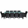 Picture of Outdoor Dining Set - Black