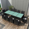 Picture of Outdoor Dining Set - Black