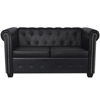 Picture of Living Room 2-Seater Sofa - Black