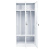 Picture of Industrial Steel Locker Steel Wardrobe Storage Cabinet 31" - White
