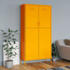 Picture of Industrial Locker Steel Wardrobe Storage Cabinet 35" - M Yellow