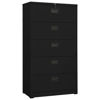 Picture of Office Steel Filing Cabinet 35" - Black