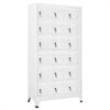 Picture of Steel Locker Storage with Compartments 35" - Gray