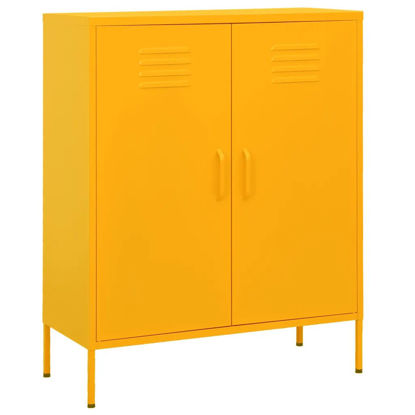 Picture of Office Steel Storage Cabinet 31" - M Yellow