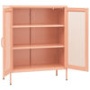 Picture of Steel Storage Cabinet with Display 31" - Pink