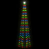 Picture of 8' Christmas Tree Cone with LED - Multi-Color