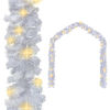 Picture of 16' Christmas Garland with LED - White