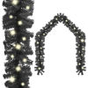 Picture of 32' Christmas Garland with LED - Black