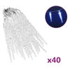 Picture of Christmas Acrylic Icicle Lights with Remote Control - Blue