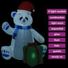 Picture of 7' Christmas Inflatable Polar Bear