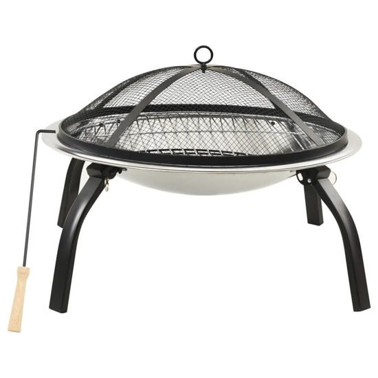 Picture of Outdoor 22" Fire Pit and BBQ