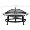 Picture of Outdoor 30" Fire Pit and Grill