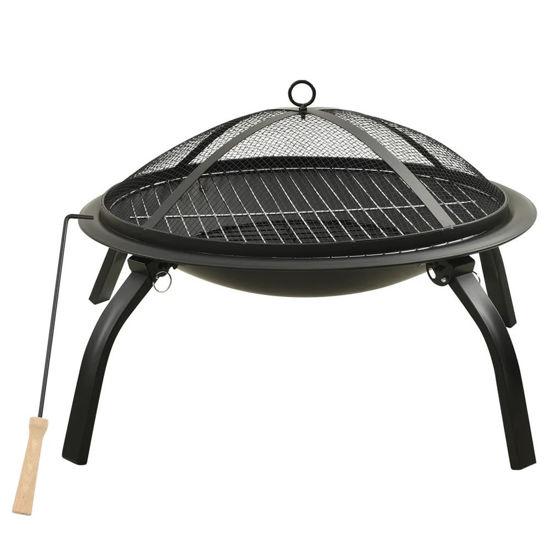 Picture of Outdoor 22" Fire Pit and BBQ
