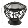 Picture of Outdoor 23" Fire Pit and BBQ
