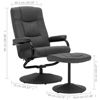 Picture of Living Room Recliner Chair with Footrest - D Gray