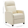 Picture of Living Room Recliner Chair - Cream White