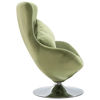 Picture of Accent Velvet Swivel Egg Chair - Green