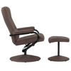 Picture of Living Room Chair with Footrest - Brown