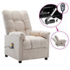 Picture of Fabric Electric Recliner Massage Chair - Cream