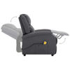 Picture of Living Room Fabric Electric Recliner Massage Chair - D Gray