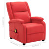Picture of Living Room Recliner Massage Chair - Red