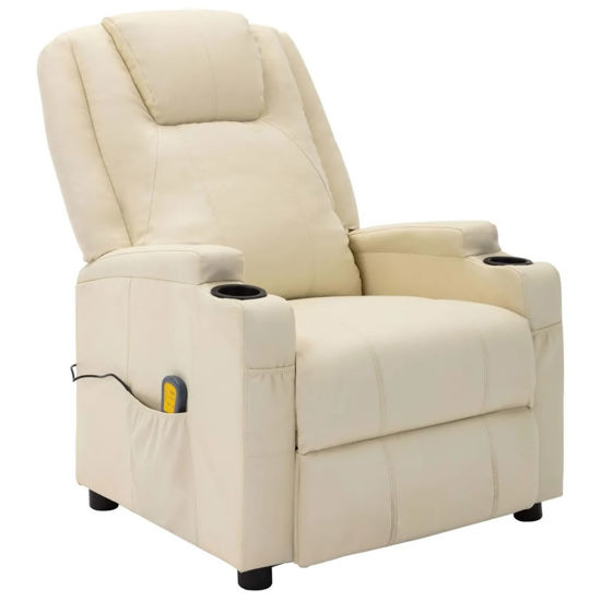 Picture of Recline Massage Chair - Cream White