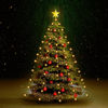 Picture of Outdoor Christmas Tree Net with LED Lights 59" - W White