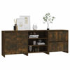 Picture of Wooden Sideboard with Storage Cabinet and Shelves OEW-SO 3 pc