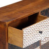 Picture of Wooden Storage Cabinet Sideboard with Drawers 35" SMW