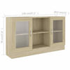 Picture of Wooden Vitrine Display Cabinet 47"