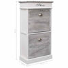 Picture of 20" Wooden Shoe Cabinet PW - Gray