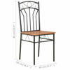 Picture of Dining Chairs - 2 pc Brown