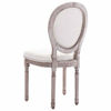 Picture of Dining Fabric Chairs  - 2 pc Cream
