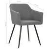 Picture of Fabric Dining Chairs - 2 pc L Gray