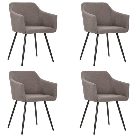 Picture of Fabric Dining Chairs - 4 pc T