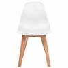 Picture of Plastic Dining Chairs - 6 pc White