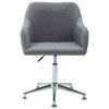 Picture of Dining Fabric Chairs with Armrest - 2 pc L Gray